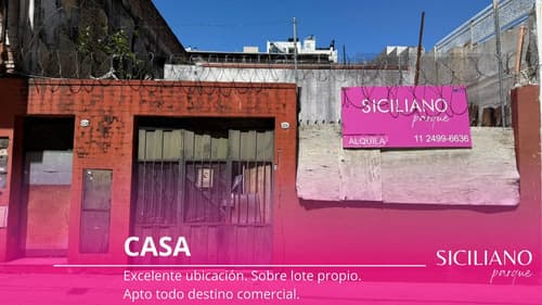 Alquiler comercial casa 312m parque chacabuco limite caballito apto todo rubro