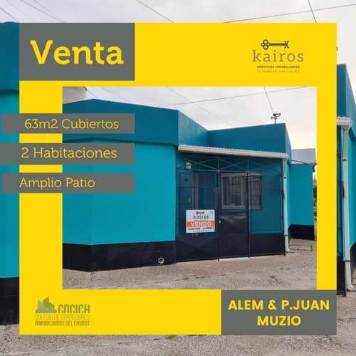 Casa en venta en trelew con jardin