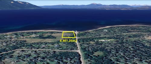 Lote en venta 6461 m sobre el lago yehuin tdf