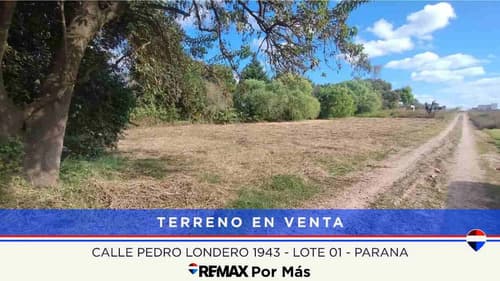 Lote de 460 m2 a metros del acceso norte parana