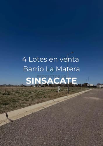 Lotes en barrio la matera sinsacate