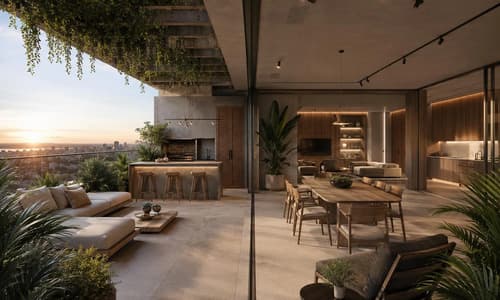 Media unidad 50 con terraza y parrila privada edificio para renta corporativa pool de rentas