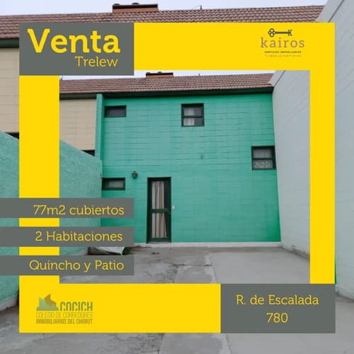 Venta casa de 2 plantas remedios de escalada trelew