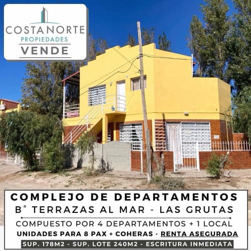 Complejo de departamentos en las grutas