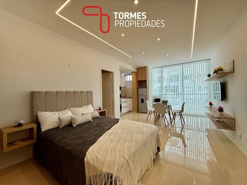 Reservado departamento 1 ambiente con balcon reciclado y amoblado torreon mar del plata