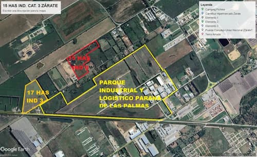 Terreno apto industria tratamiento ambiental reciclaje categoria 3