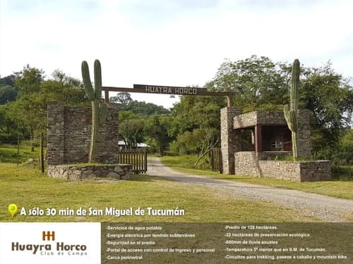 Terrenos en club de campo huayra horco raco