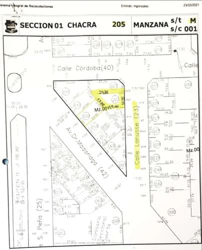 Venta terreno lote posadas misiones