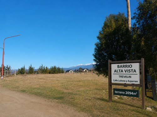 Trevelin terreno 2094 m2