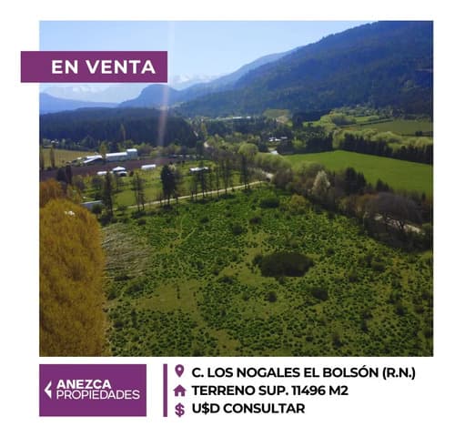 Terreno en camino los nogales el bolson