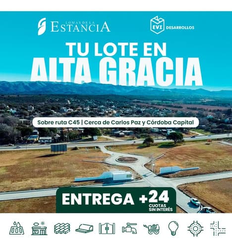 Lotes en alta gracia lomas de la estancia