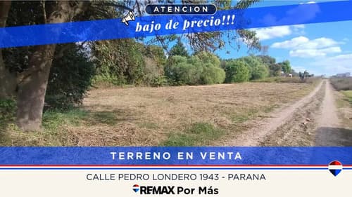 Terreno de mas de 900 m2 casi acceso norte parana