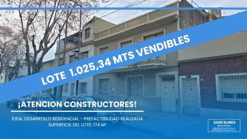 Lote en venta concordia 4421 villa devoto