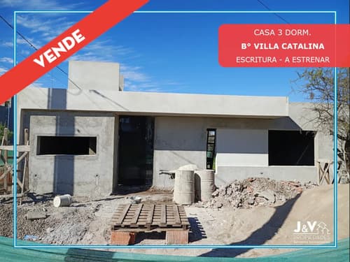 Vendo casa de 3 dormitorios a estrenar en villa catalina
