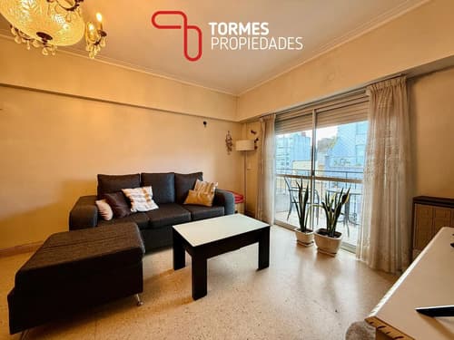 Venta departamento 3 ambientes con balcon y espacio de cochera en plaza mitre mar del plata