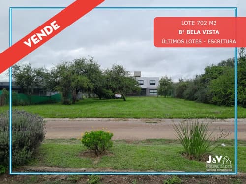 Vendo lote 700 m2 bela vista rio ceballos escritura