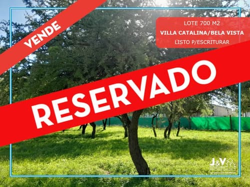Vendo lote 700 m bela vistavilla catalina